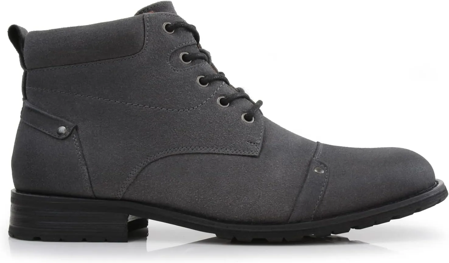 Ferro Aldo Blaine MFA806035 Mens Casual Brogue Mid-Top Lace-Up and Zipper Boots…