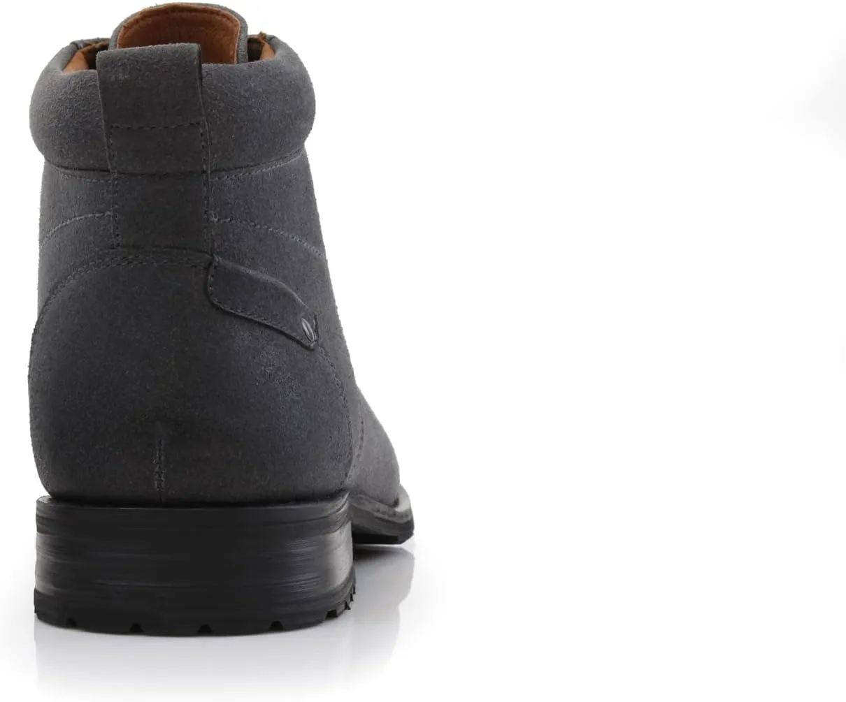 Ferro Aldo Blaine MFA806035 Mens Casual Brogue Mid-Top Lace-Up and Zipper Boots…