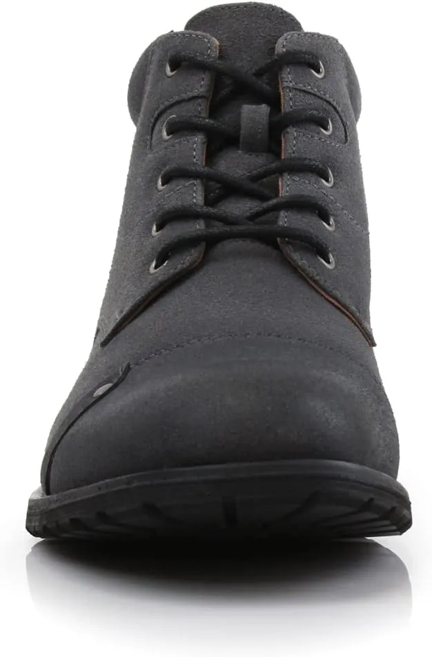 Ferro Aldo Blaine MFA806035 Mens Casual Brogue Mid-Top Lace-Up and Zipper Boots…