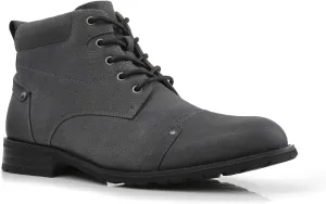Ferro Aldo Blaine MFA806035 Mens Casual Brogue Mid-Top Lace-Up and Zipper Boots…