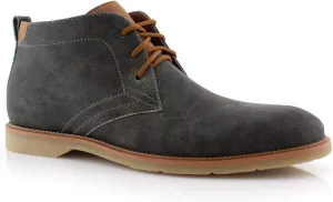 Ferro Aldo Mens Casual Mid-Top Desert Chukka Ankle Boots