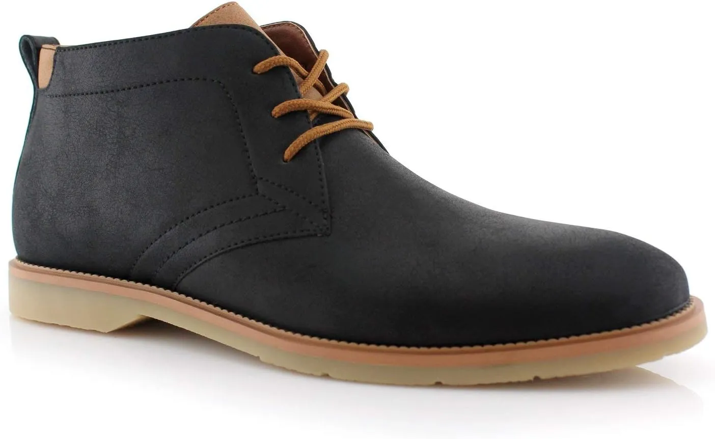 Ferro Aldo Mens Casual Mid-Top Desert Chukka Ankle Boots