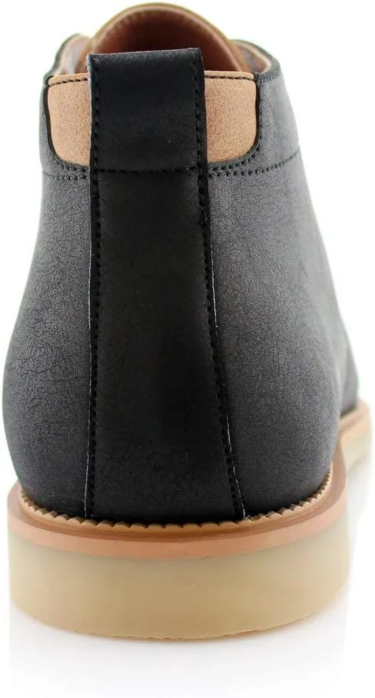 Ferro Aldo Mens Casual Mid-Top Desert Chukka Ankle Boots