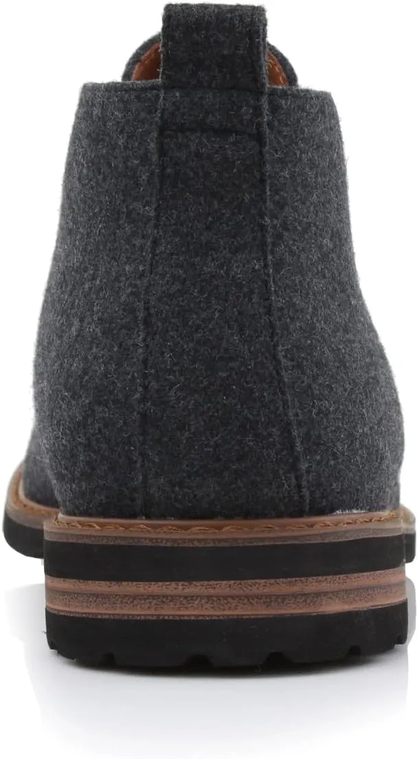 Ferro Aldo Mens Casual Mid-Top Desert Chukka Ankle Boots