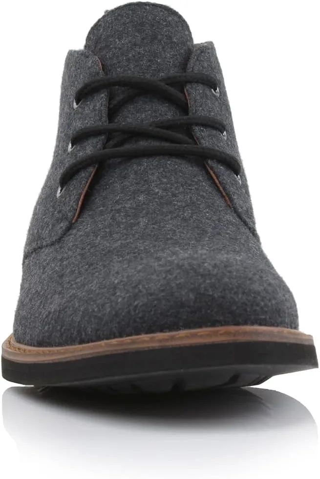 Ferro Aldo Mens Casual Mid-Top Desert Chukka Ankle Boots