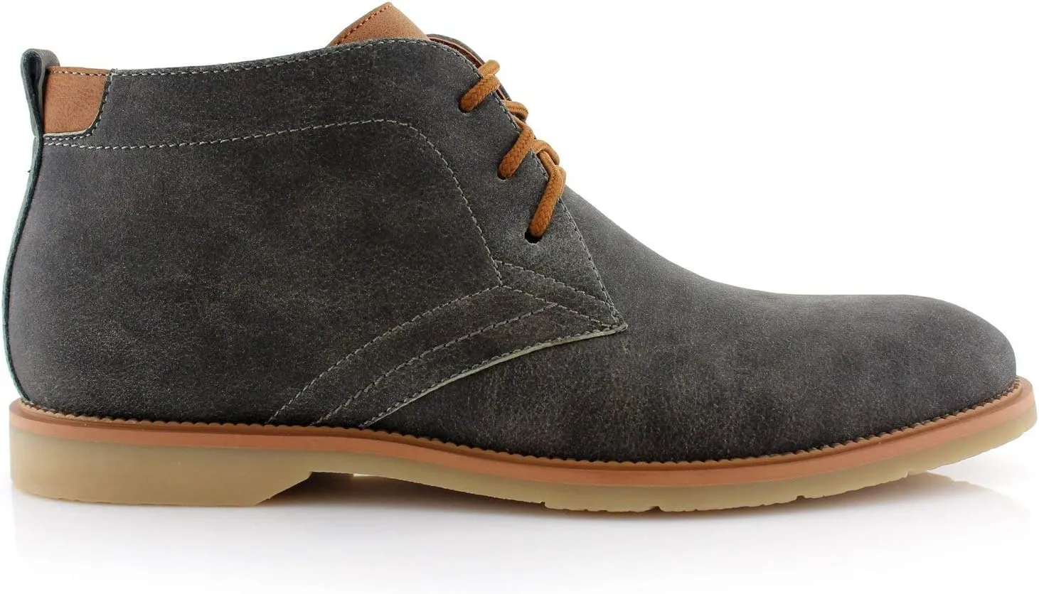 Ferro Aldo Mens Casual Mid-Top Desert Chukka Ankle Boots