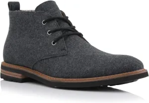 Ferro Aldo Mens Casual Mid-Top Desert Chukka Ankle Boots