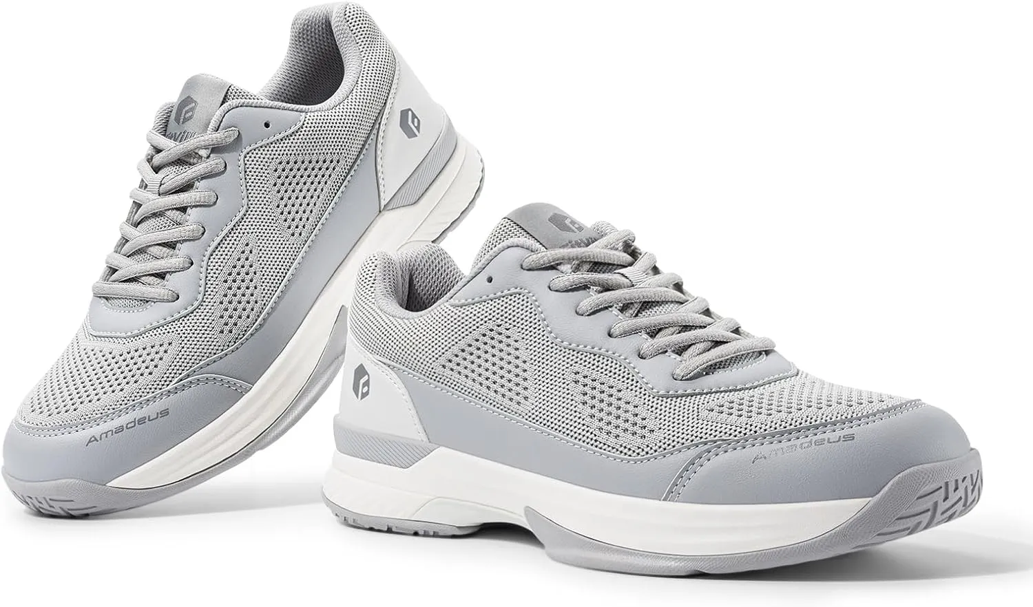 FitVille Wide Pickleball Shoes for Men Tennis Shoes Sneakers for All Court Racquetball Athletic Shoes for Racquet Sport | Arch Support & Wide Toe Box