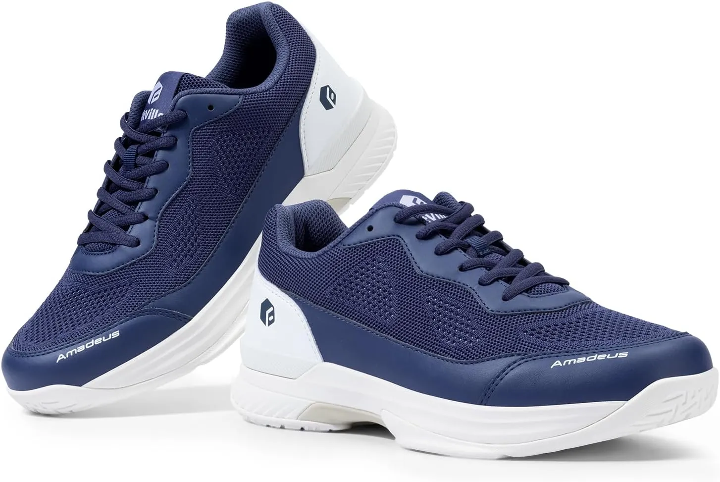 FitVille Wide Pickleball Shoes for Men Tennis Shoes Sneakers for All Court Racquetball Athletic Shoes for Racquet Sport | Arch Support & Wide Toe Box