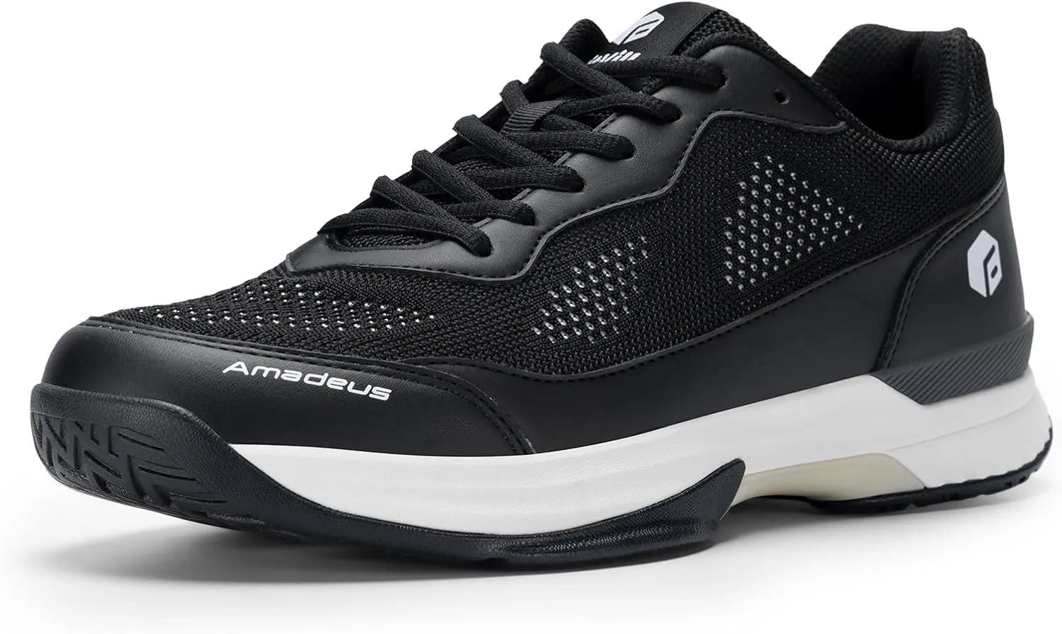 FitVille Wide Pickleball Shoes for Men Tennis Shoes Sneakers for All Court Racquetball Athletic Shoes for Racquet Sport | Arch Support & Wide Toe Box