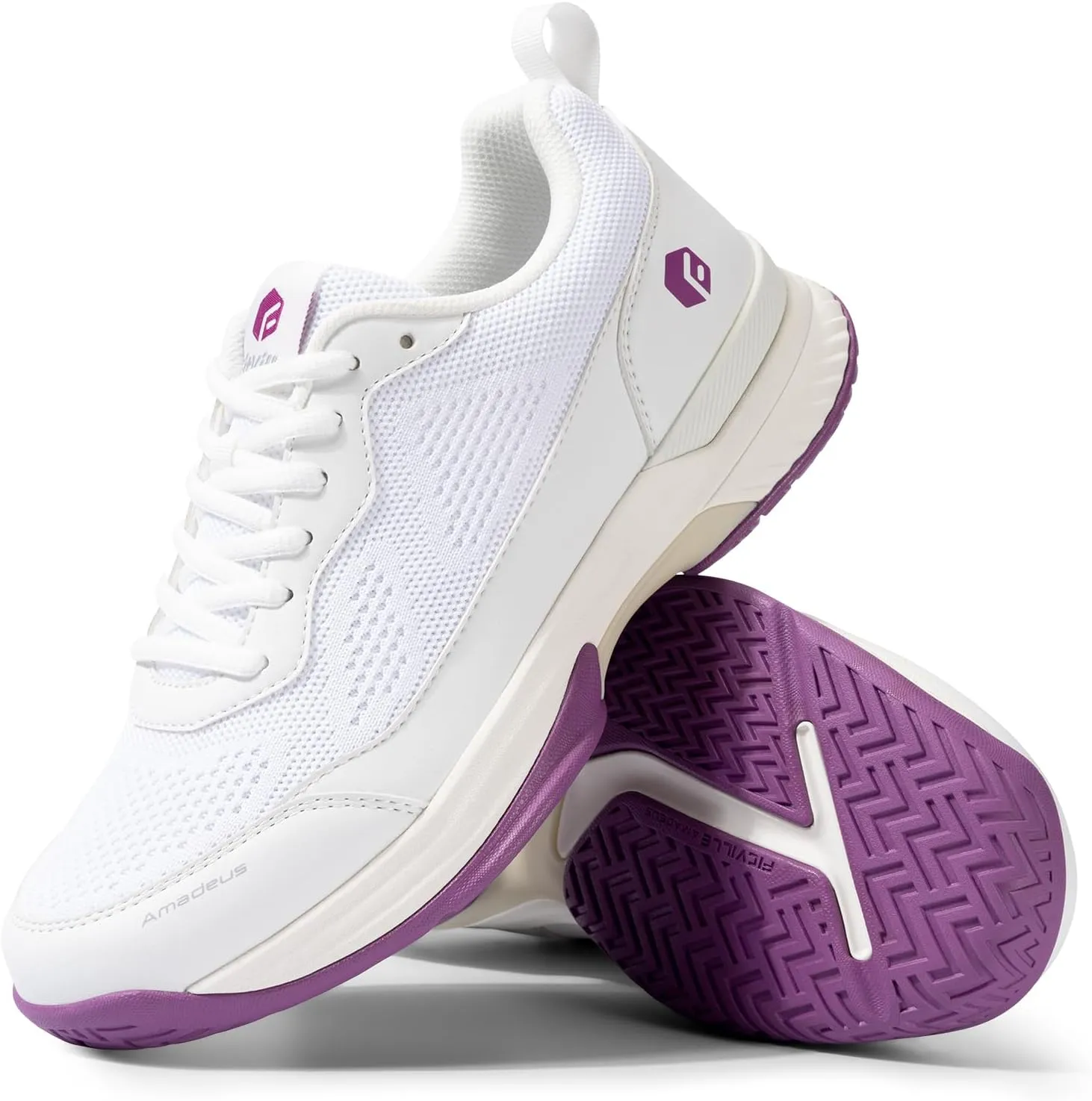 FitVille Wide Pickleball Shoes for Women Tennis Court Shoes Sneakers Court Racquetball Athletic Shoes | Racquet Sport | Arch Support & Wide Toe Box