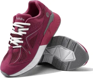 FitVille Women's Extra Wide Walking Shoes Wide Width Sneakers for Flat Foot Plantar Fasciitis Heel Pain Relief - Rebound Core