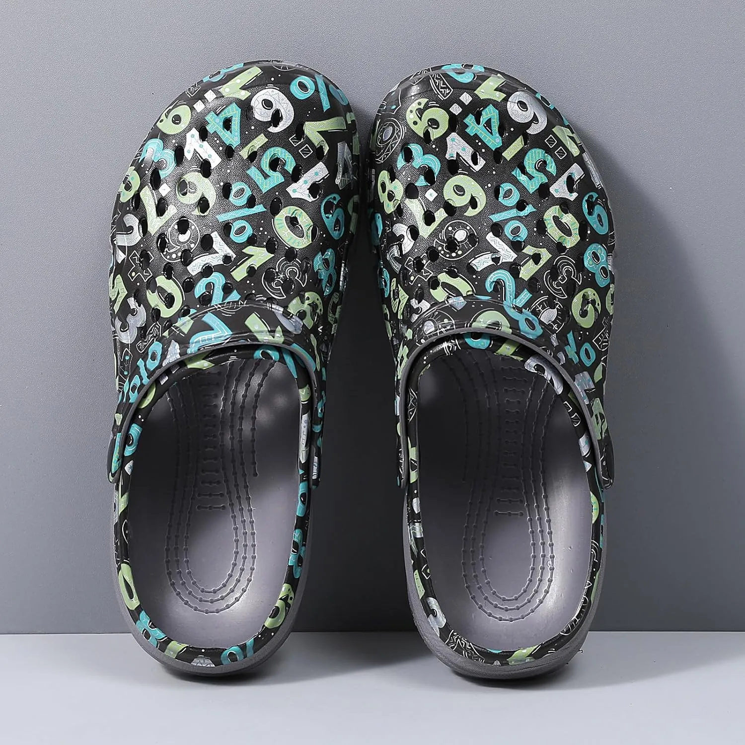 FLIOZY Men's Garden Clogs Shoes Non Slip Shower Slippers Summer Outdoor Beach Sandals