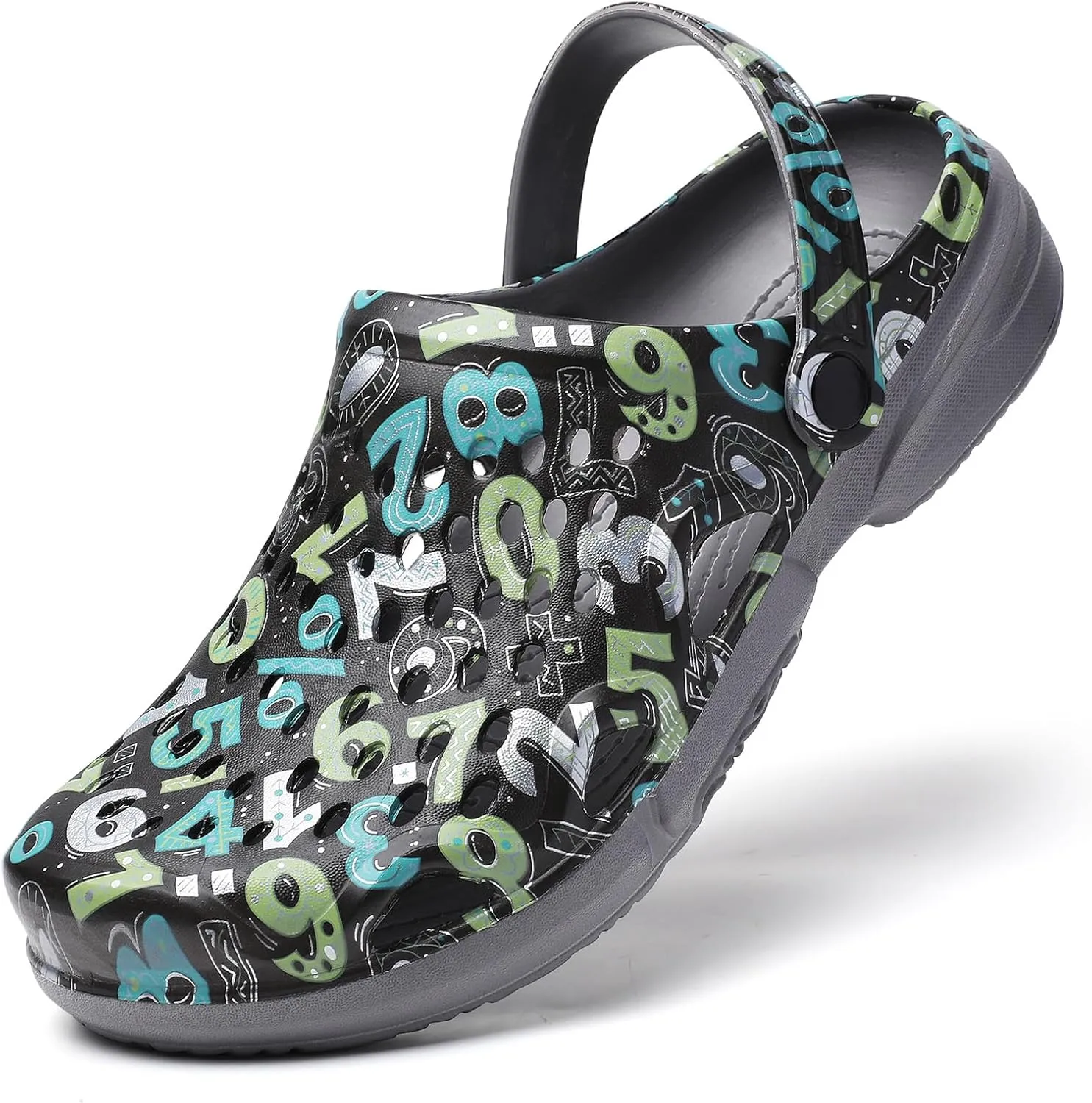 FLIOZY Men's Garden Clogs Shoes Non Slip Shower Slippers Summer Outdoor Beach Sandals