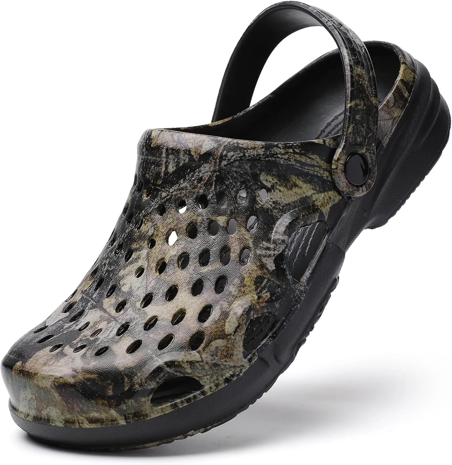 FLIOZY Men's Garden Clogs Shoes Non Slip Shower Slippers Summer Outdoor Beach Sandals