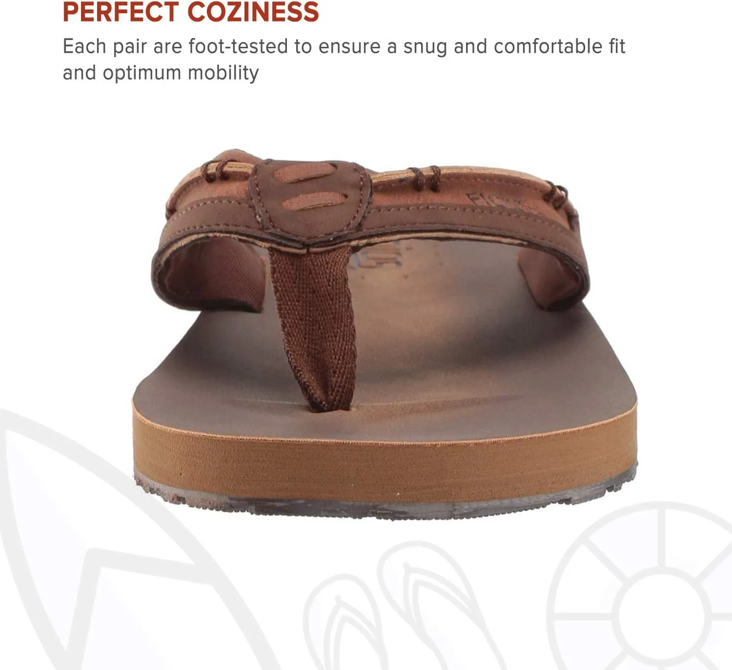 Flojos Men's Trio Flip-Flop