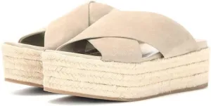 FSJ Women Mules Sandals Comfy Platform Wedge Heels Peep Toe Slip On Sexy Office Shoes Size 4-15 M US