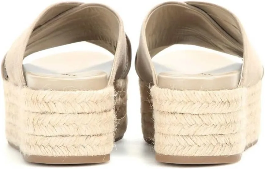 FSJ Women Mules Sandals Comfy Platform Wedge Heels Peep Toe Slip On Sexy Office Shoes Size 4-15 M US
