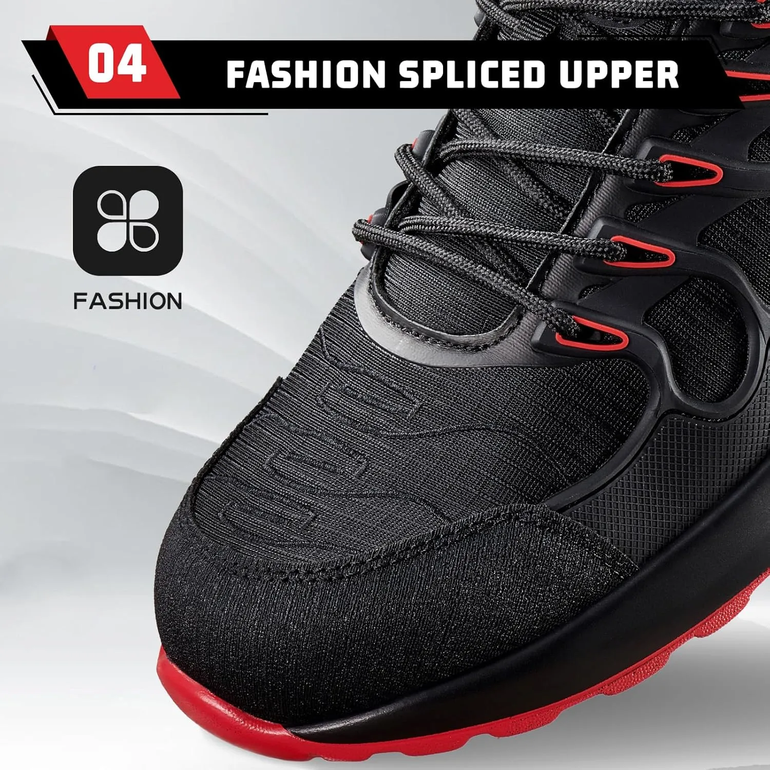 Furuian Steel Toe Shoes for Men Women Air Cushion Indestructible Steel Toe Sneakers Comfortable Safety Shoes Mens Work Shoes