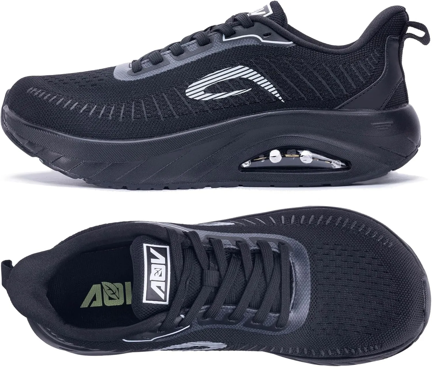 GANNOU Wide Toe Box Shoes for Men Arch Support Walking Shoes Plantar Fasciitis Orthotic Tennis Sneakers
