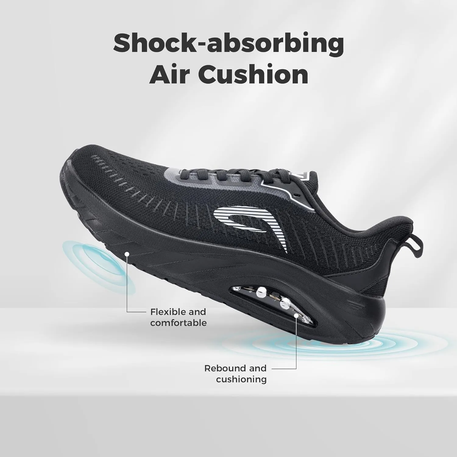 GANNOU Wide Toe Box Shoes for Men Arch Support Walking Shoes Plantar Fasciitis Orthotic Tennis Sneakers