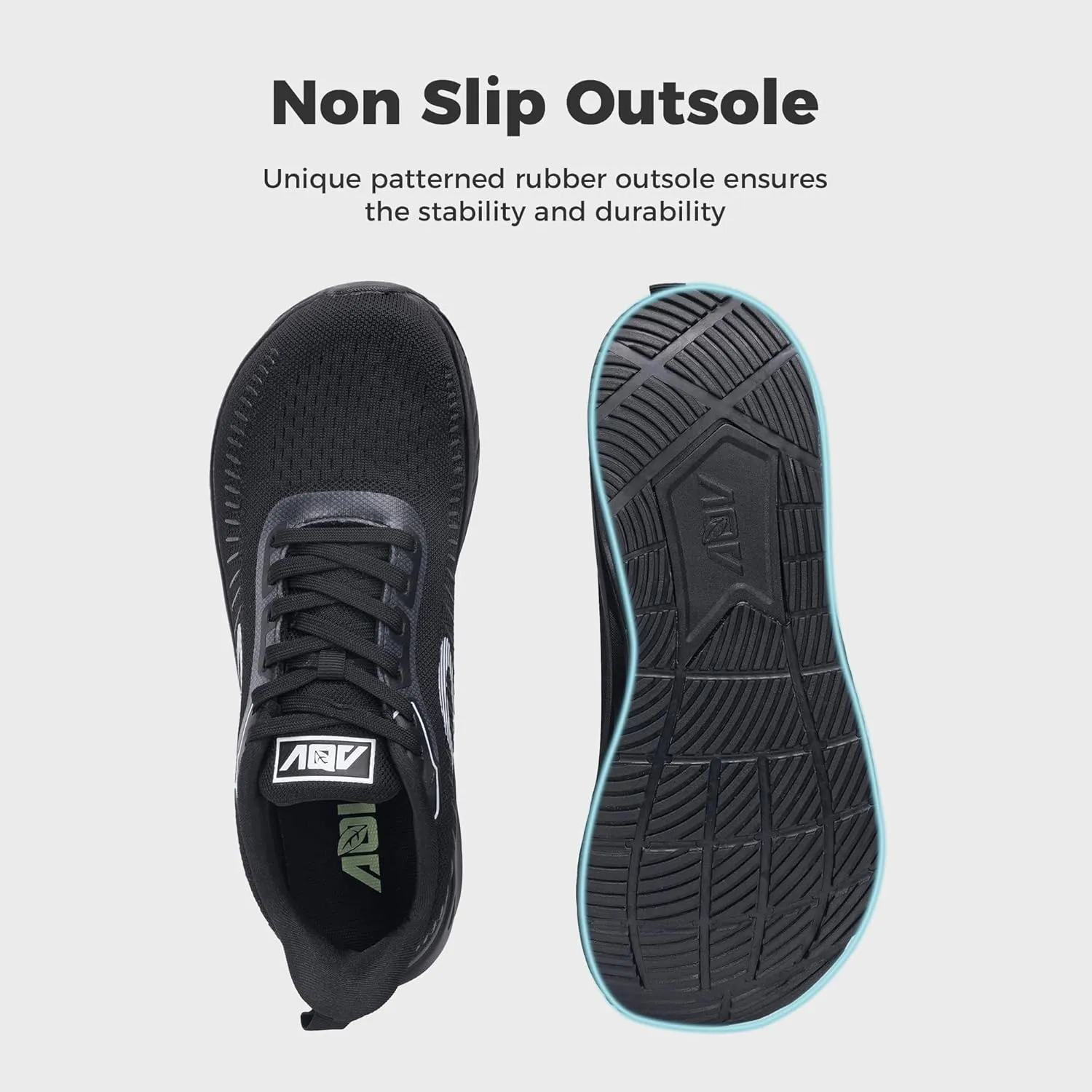 GANNOU Wide Toe Box Shoes for Men Arch Support Walking Shoes Plantar Fasciitis Orthotic Tennis Sneakers