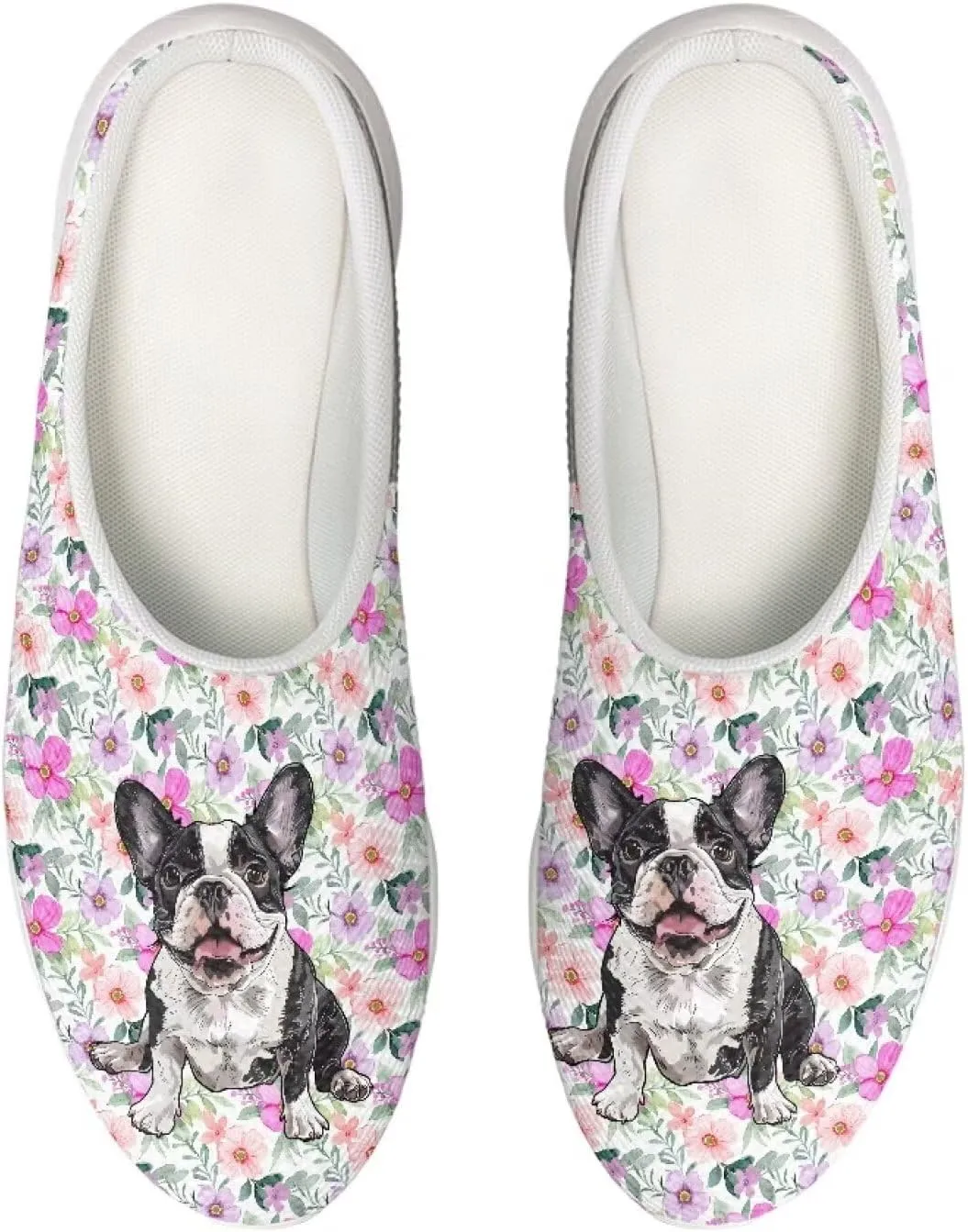Garden Shoes Slip On for Womens Cute Garden Clogs Outdoor Garden Sandals Mesh Garden Loafers