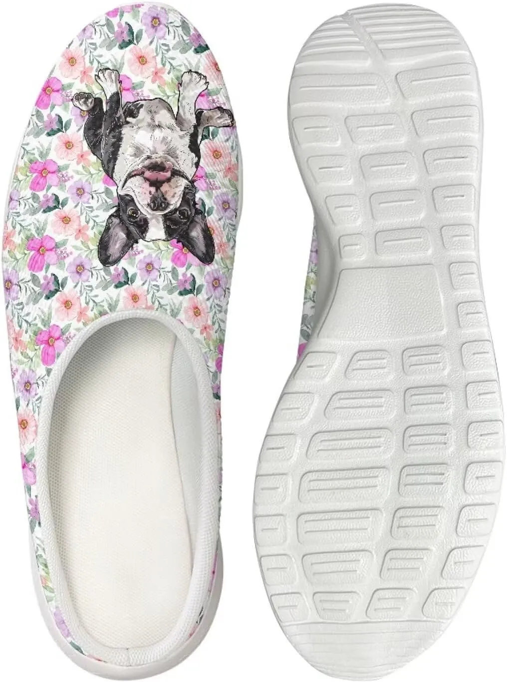 Garden Shoes Slip On for Womens Cute Garden Clogs Outdoor Garden Sandals Mesh Garden Loafers