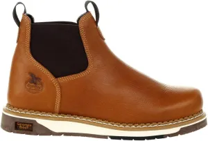 Georgia Boot Men's Brown Amp Lt Wedge Chelsea BRN 5" Work