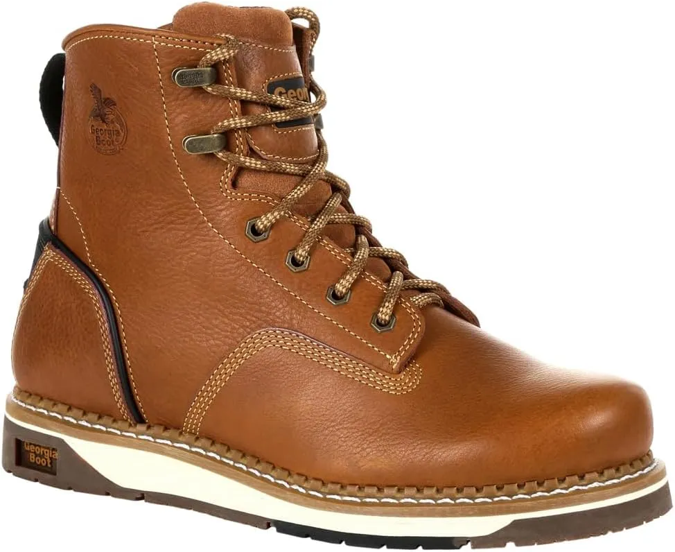 Georgia Boot Men's Brown Amp Lt Wedge Industrial Boot
