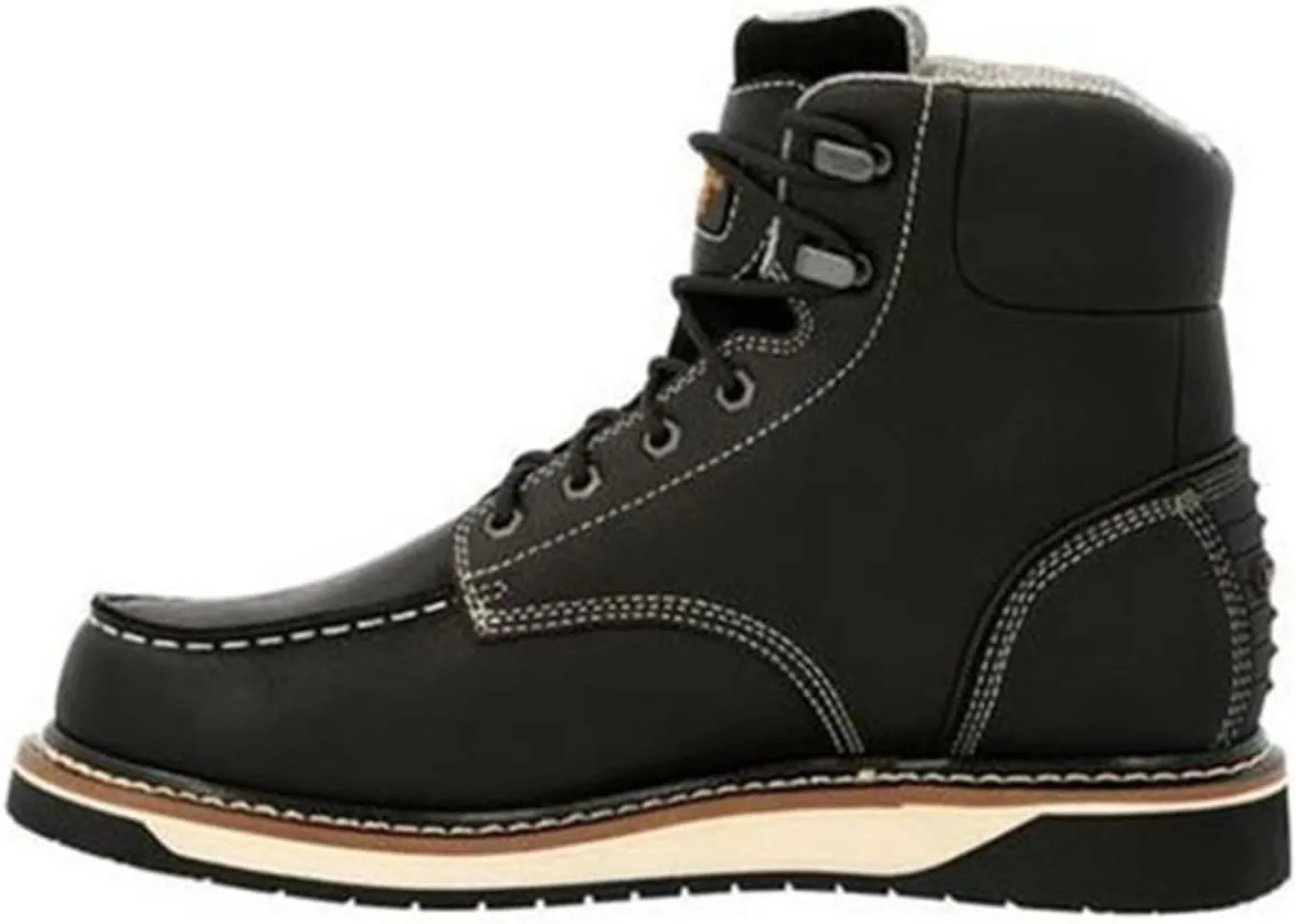 Georgia Boot Men's Brown Amp Lt Wedge Waterproof BRN 6" Work