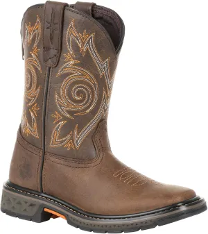 Georgia Boot Unisex-Child Carbo-tec Lt Western Boot