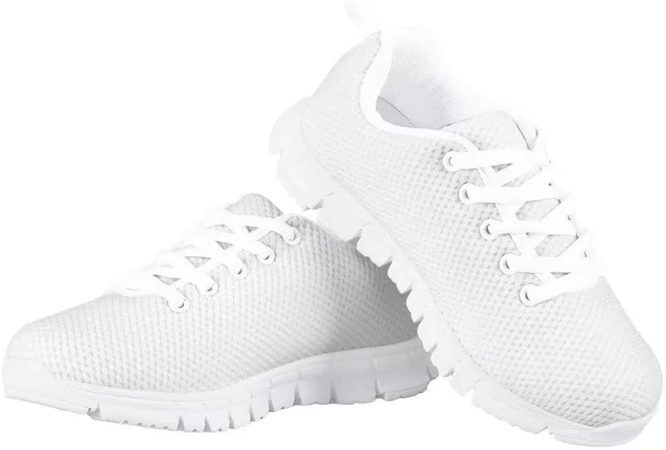 GIFTPUZZ Kids Breathable Running Sneakers Lightweight Athletic Lace Up Sports Comfort Flats Shoes