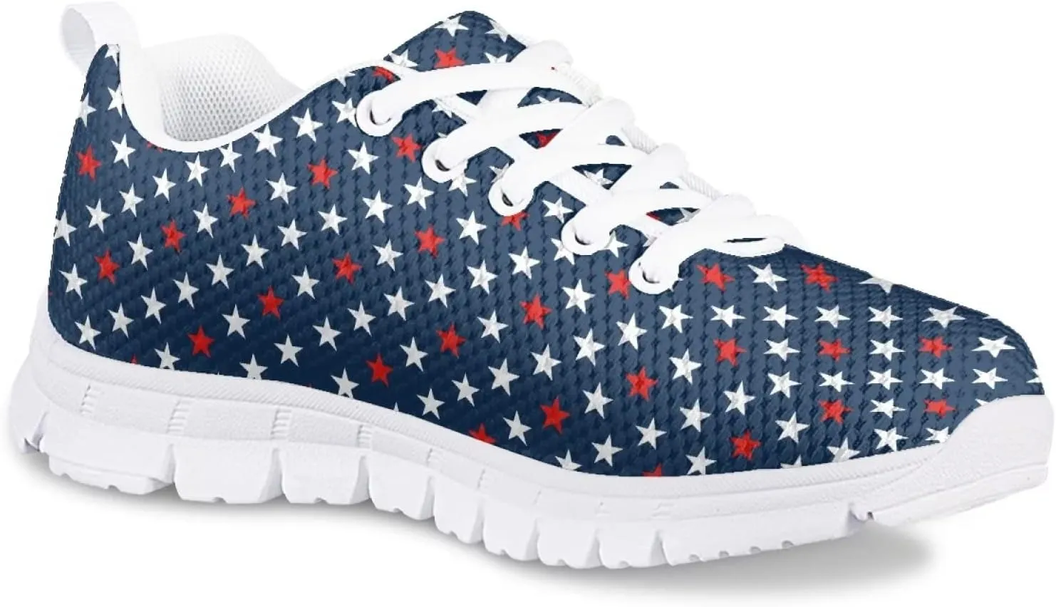 GIFTPUZZ Kids Breathable Running Sneakers Lightweight Athletic Lace Up Sports Comfort Flats Shoes