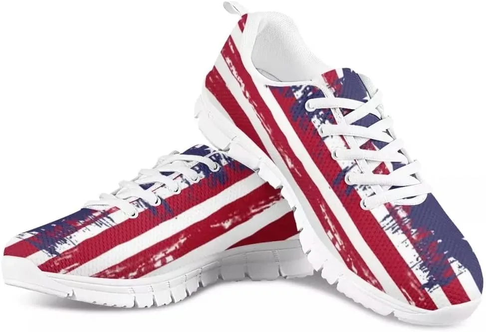 GIFTPUZZ Mens Lace Up Athletic Trainers Running Sneakers Wedge Breathable Gym Lightweight Sports Tennis Shoes