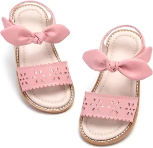 GINFIVE Toddler Girls Sandals Little Girls Kids Summer Shoes Toddler Sandals