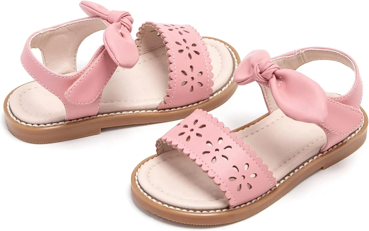 GINFIVE Toddler Girls Sandals Little Girls Kids Summer Shoes Toddler Sandals