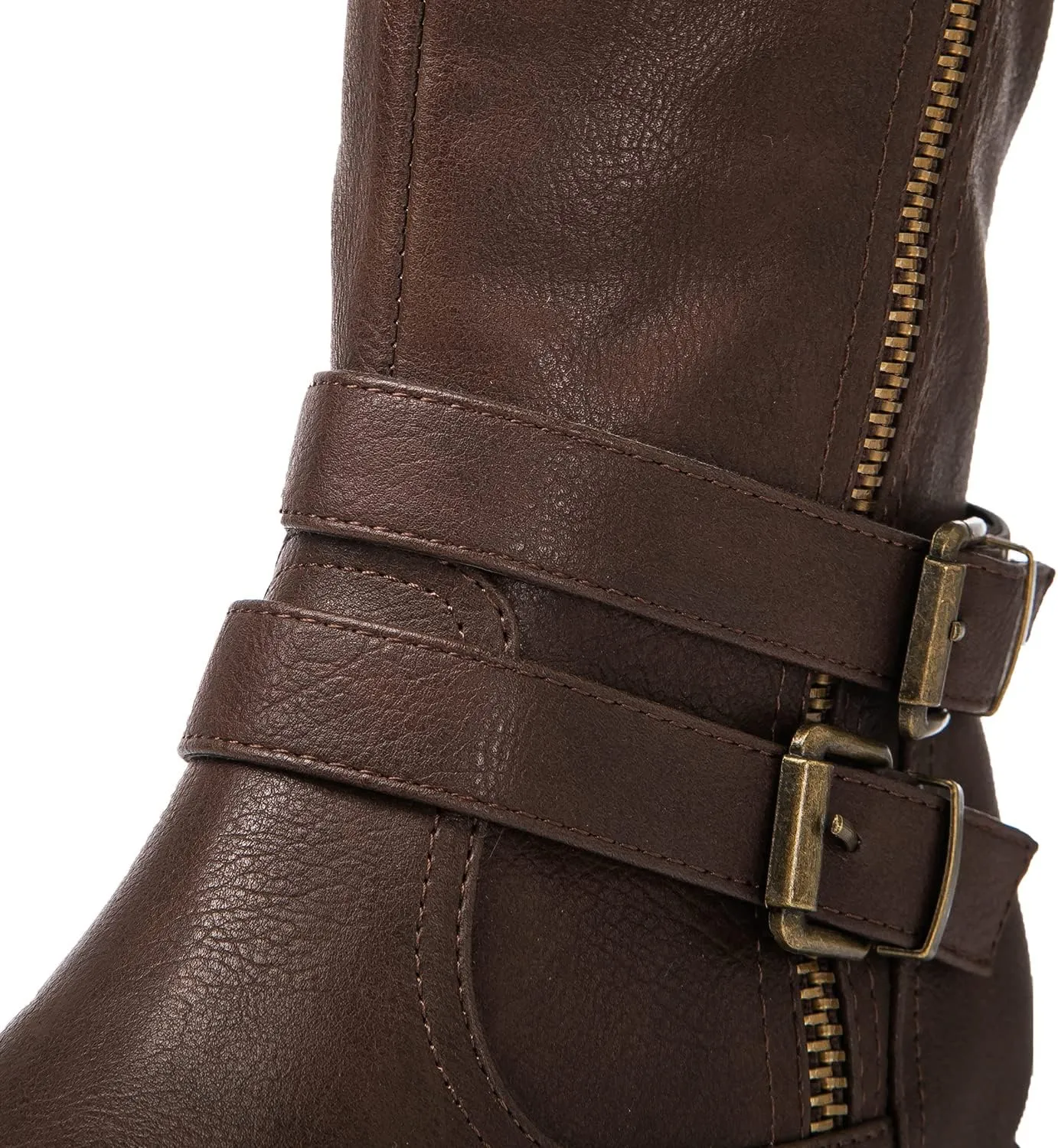 GLOBALWIN Women's Knee High Boots Fashion Comfortable Riding Boots For Women Low Heel