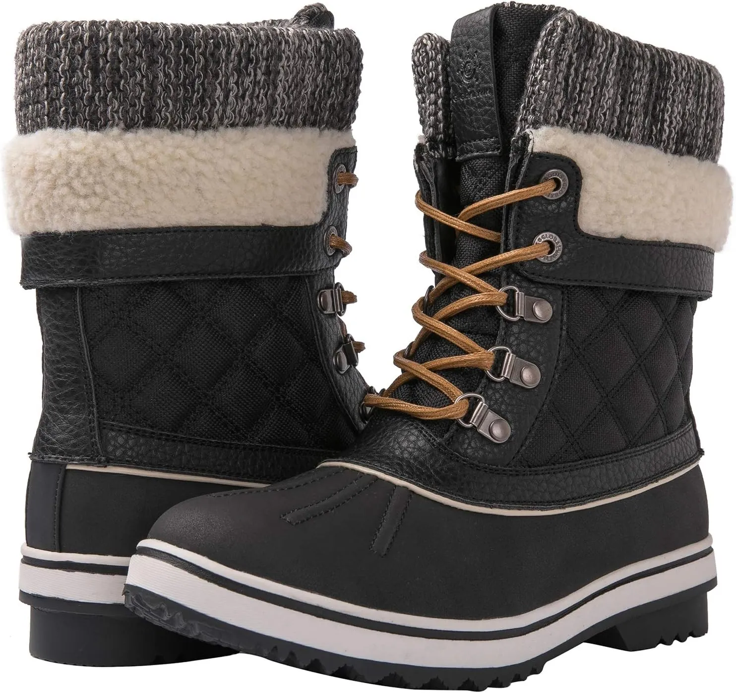 GLOBALWIN Women's Waterproof Winter Boots Snow Boots For Women