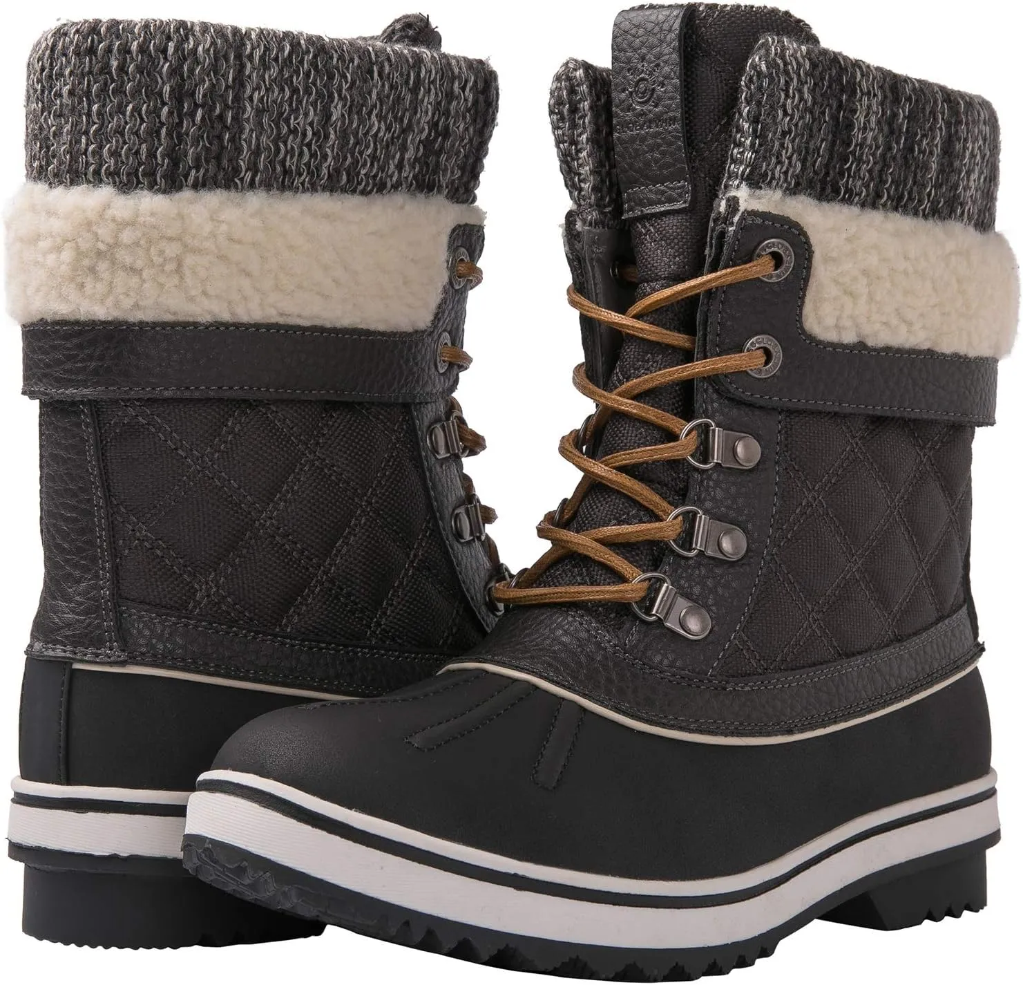 GLOBALWIN Women's Waterproof Winter Boots Snow Boots For Women