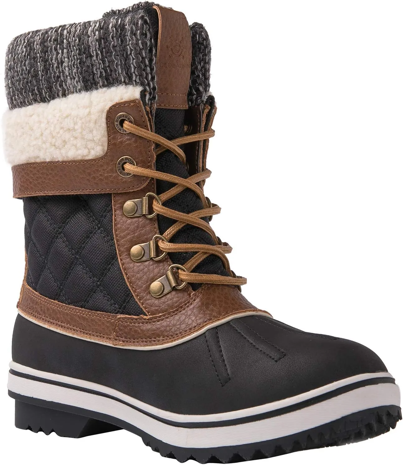 GLOBALWIN Women's Waterproof Winter Boots Snow Boots For Women