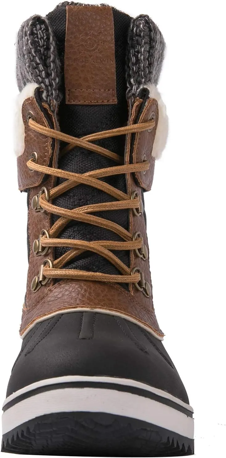GLOBALWIN Women's Waterproof Winter Boots Snow Boots For Women