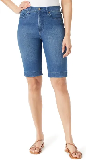 Gloria Vanderbilt Women's Amanda Bermuda High Rise Short Standard