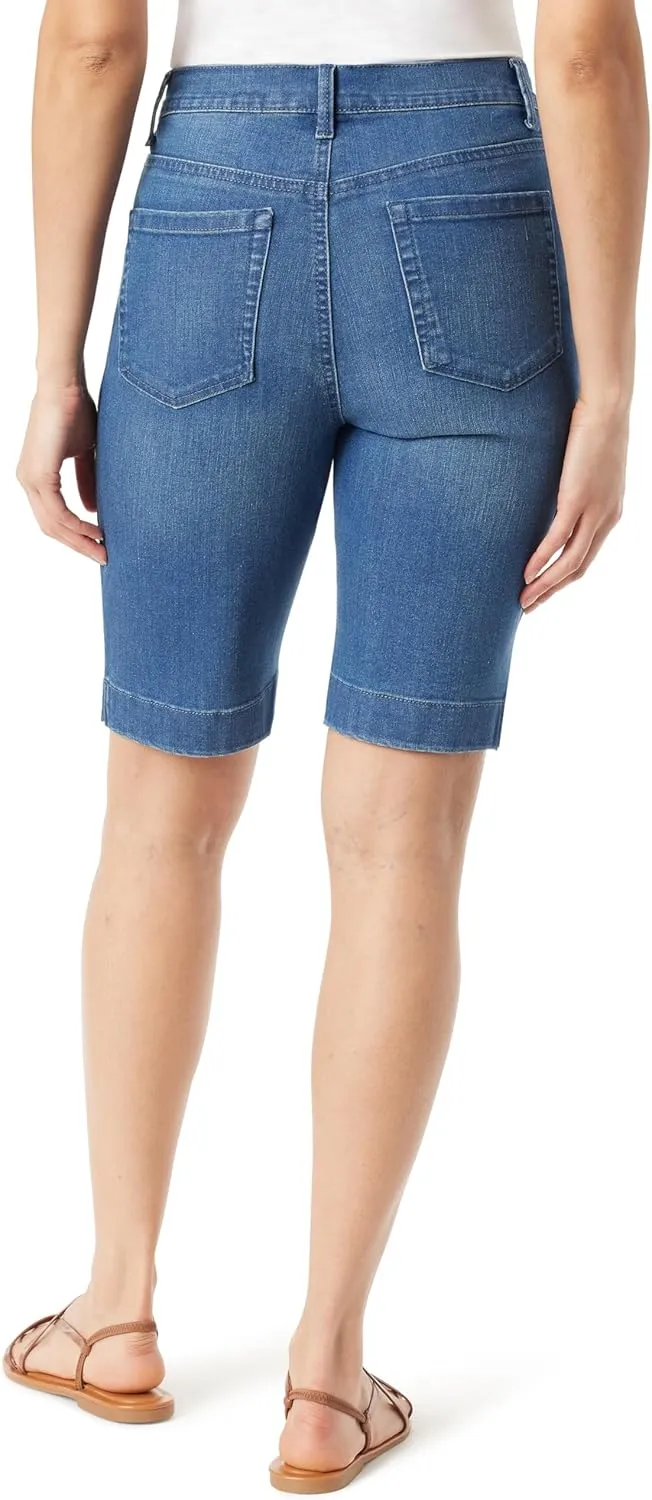 Gloria Vanderbilt Women's Amanda Bermuda High Rise Short Standard