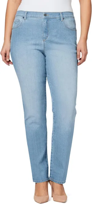 Gloria Vanderbilt Women's Amanda Classic High Rise Tapered Jean Plus Size