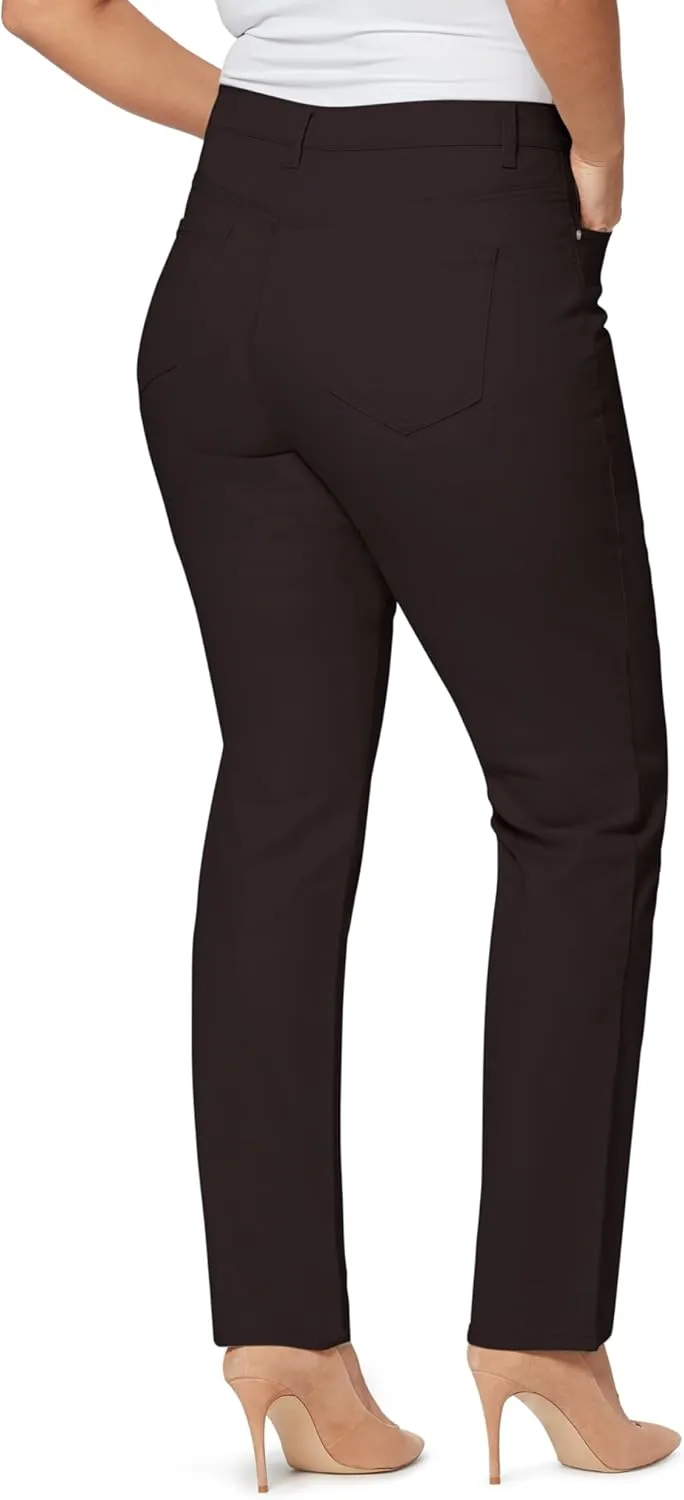 Gloria Vanderbilt Women's Amanda Classic High Rise Tapered Jean Plus Size