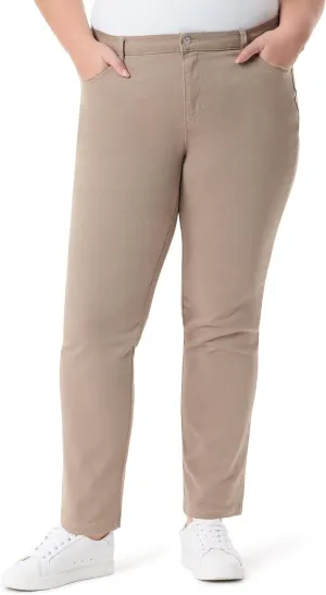 Gloria Vanderbilt Women's Amanda Classic High Rise Tapered Jean Plus Size