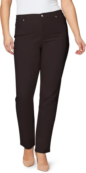 Gloria Vanderbilt Women's Amanda Classic High Rise Tapered Jean Plus Size