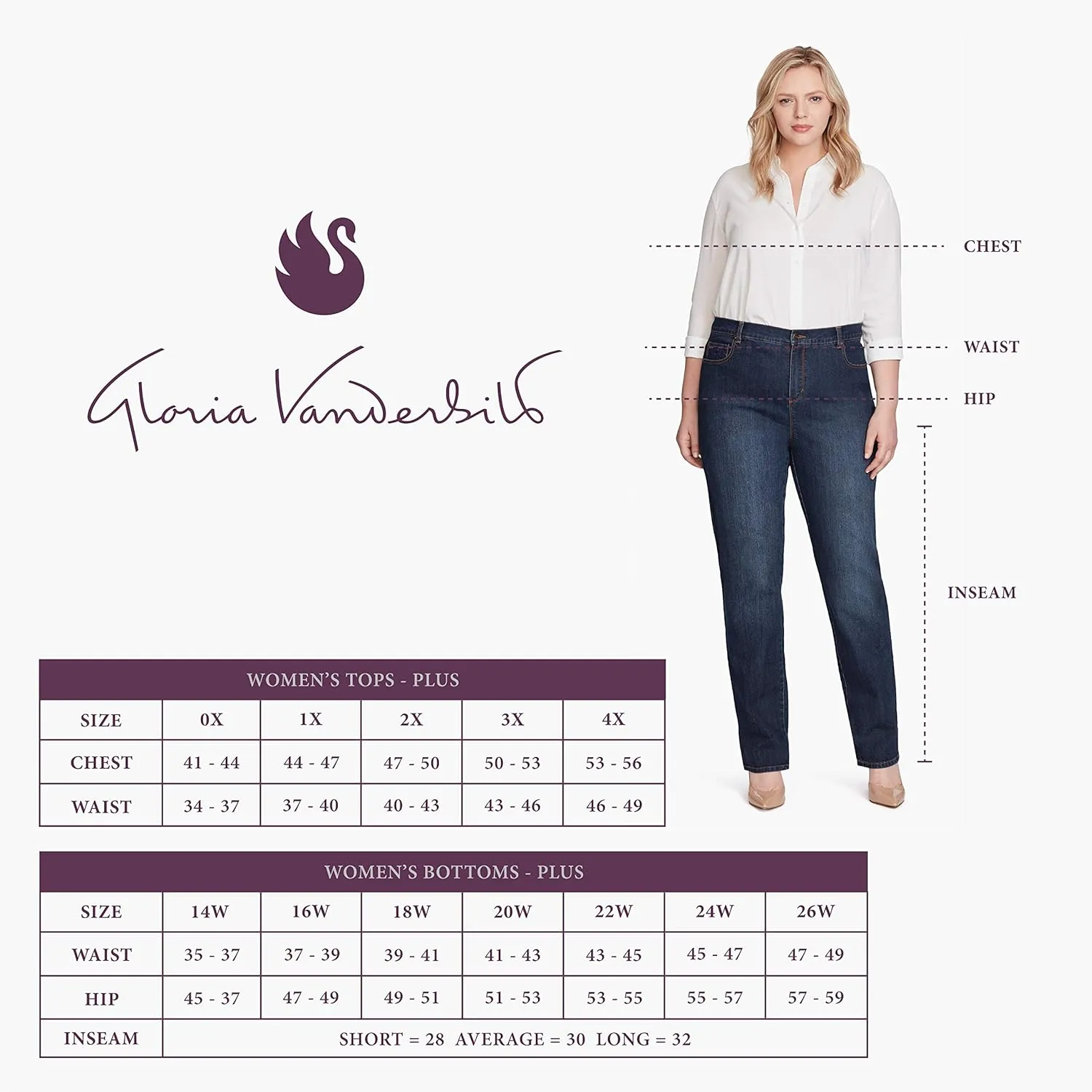 Gloria Vanderbilt Women's Amanda Classic High Rise Tapered Jean
