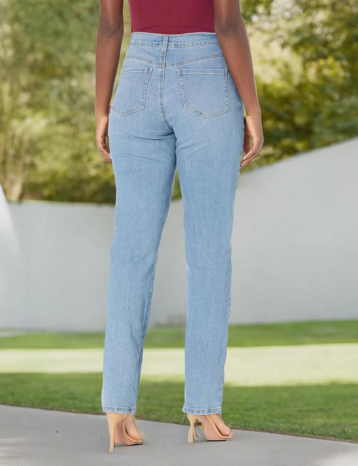Gloria Vanderbilt Women's Amanda Classic High Rise Tapered Jean